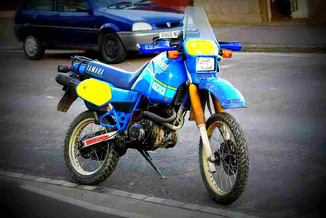 Yamaha XT 600 Tenere (reduced effect) 1987 3 motorbike A4 Photo Print