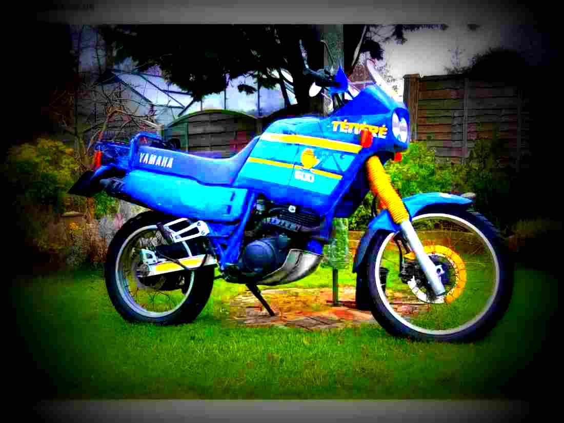 Yamaha XT 600 Z Tenere 1988 1 motorbike A4 Photo Print