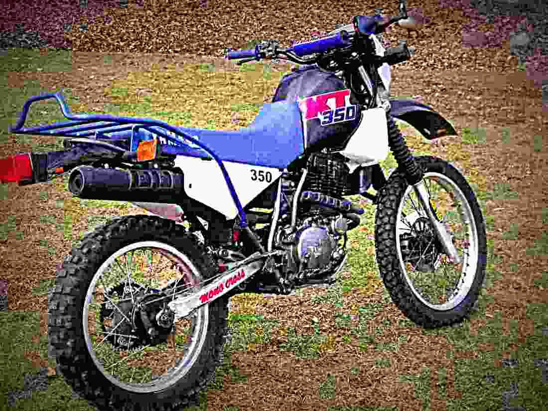 Yamaha XT 600 Z Tenere (reduced effect) 1988 2 motorbike A4 Photo Print