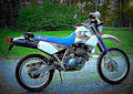 Yamaha XT 600 Z Tenere (reduced effect) 1988 3 motorbike A4 Photo Print