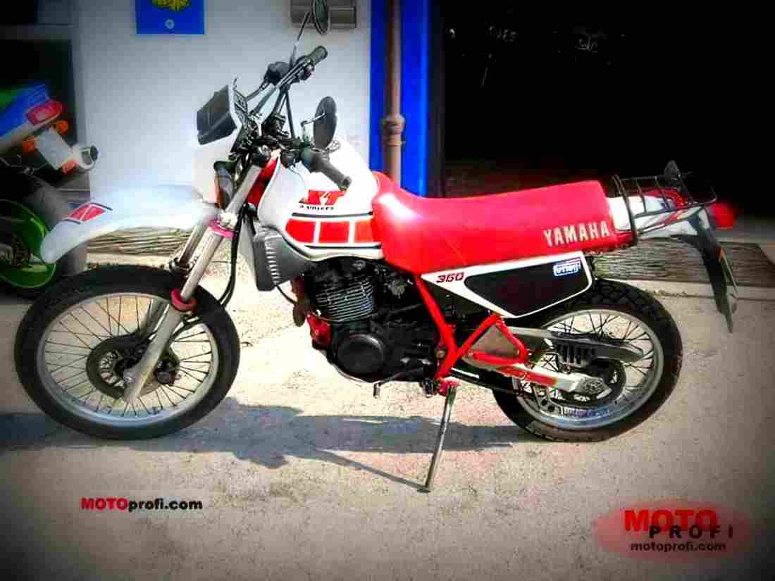 Yamaha XT 600 Z Tenere (reduced effect) 1988 4 motorbike A4 Photo Print