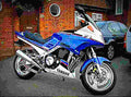 Yamaha XT 600 Z Tenere (reduced effect) 1989 3 motorbike A4 Photo Print