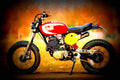 Yamaha XT 600 (reduced effect) 1986 6 motorbike A4 Photo Print