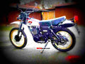 Yamaha XT 600 (reduced effect) 1988 6 motorbike A4 Photo Print
