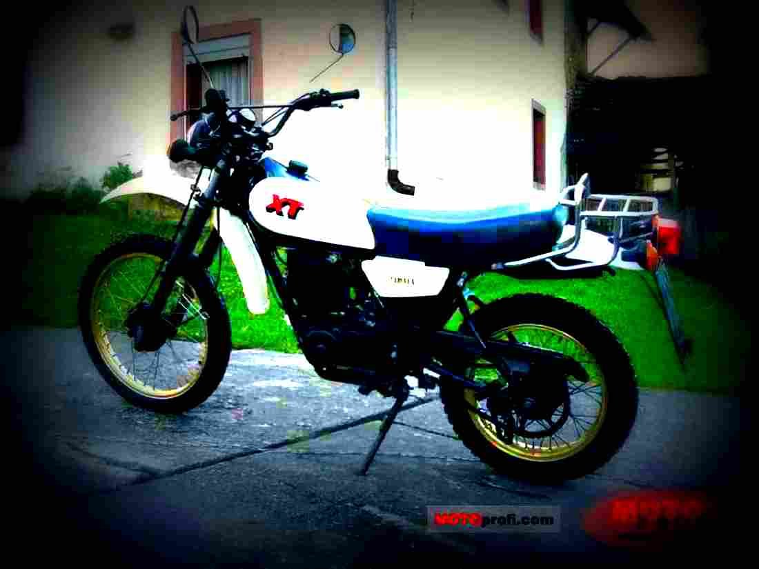 Yamaha XT 600 (reduced effect) 1990 2 motorbike A4 Photo Print
