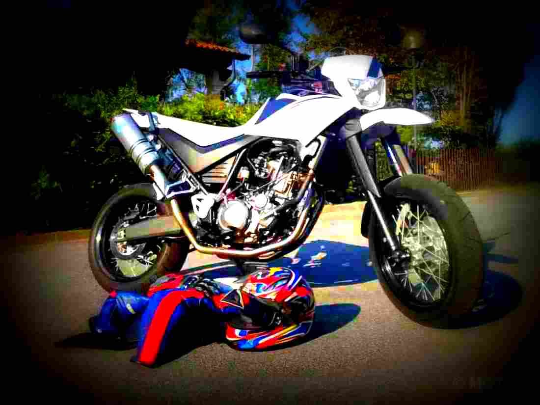 Yamaha XT 660 X 2004 6 motorbike A4 Photo Print