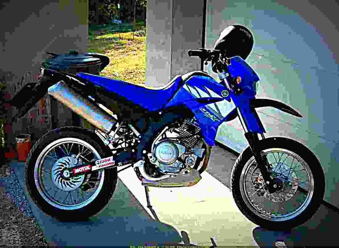 Yamaha XT125 R XT125 R 6 motorbike A4 Photo Print