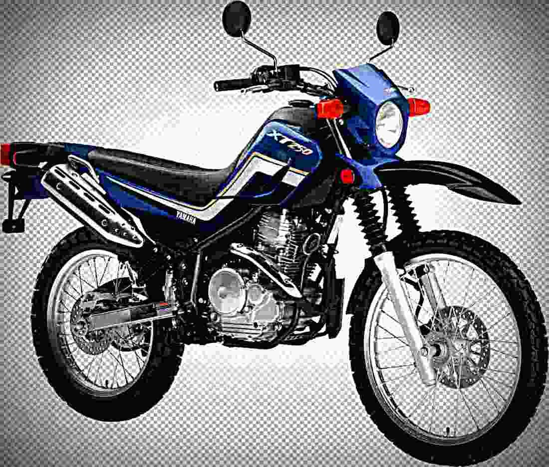 Yamaha XT250 2017 4 motorbike A4 Photo Print