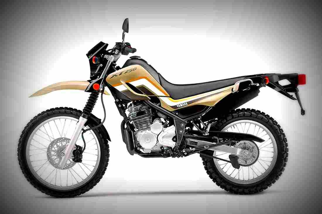 Yamaha XT250 2018 4 motorbike A4 Photo Print