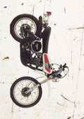 Yamaha XT500 1976 2021 Aged A4 Photo Print