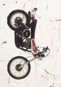 Yamaha XT500 1976 2024 Aged A4 Photo Print