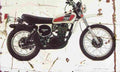 Yamaha XT500 1976 Aged Vintage A4 Photo Print