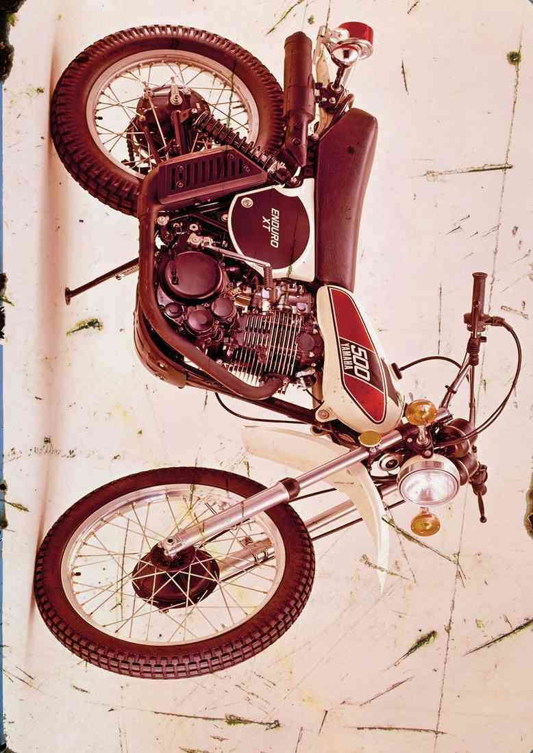Yamaha XT500 1976 USE AGED A4 Photo Print 2