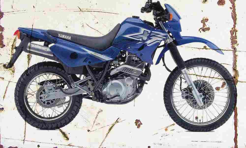 Yamaha XT600E 1999 Aged Vintage A4 Photo Print