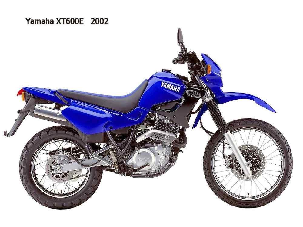Yamaha XT600E 2002 motorbike A4 Photo Print