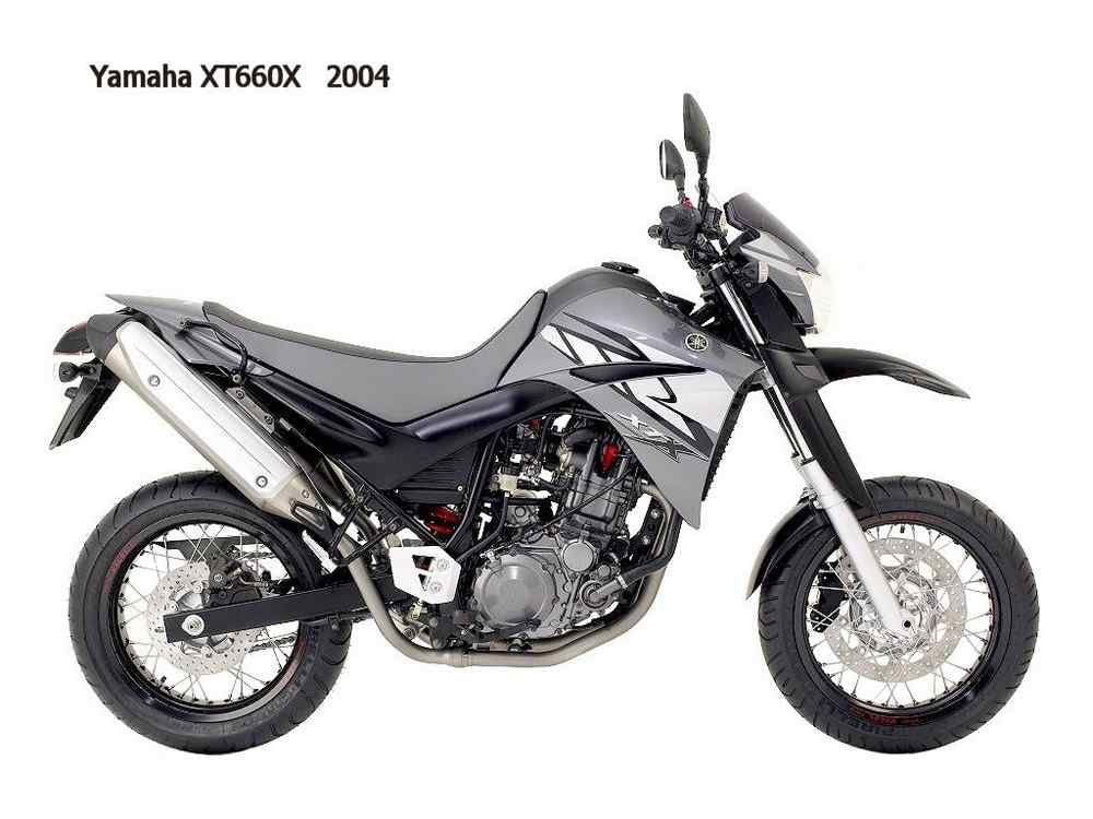 Yamaha XT660X 2004 motorbike A4 Photo Print