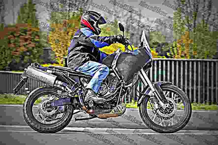 Yamaha XT660Z 2018 3 motorbike A4 Photo Print
