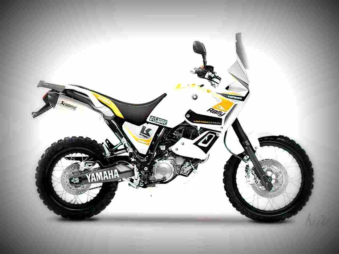 Yamaha XT660Z 2018 4 motorbike A4 Photo Print