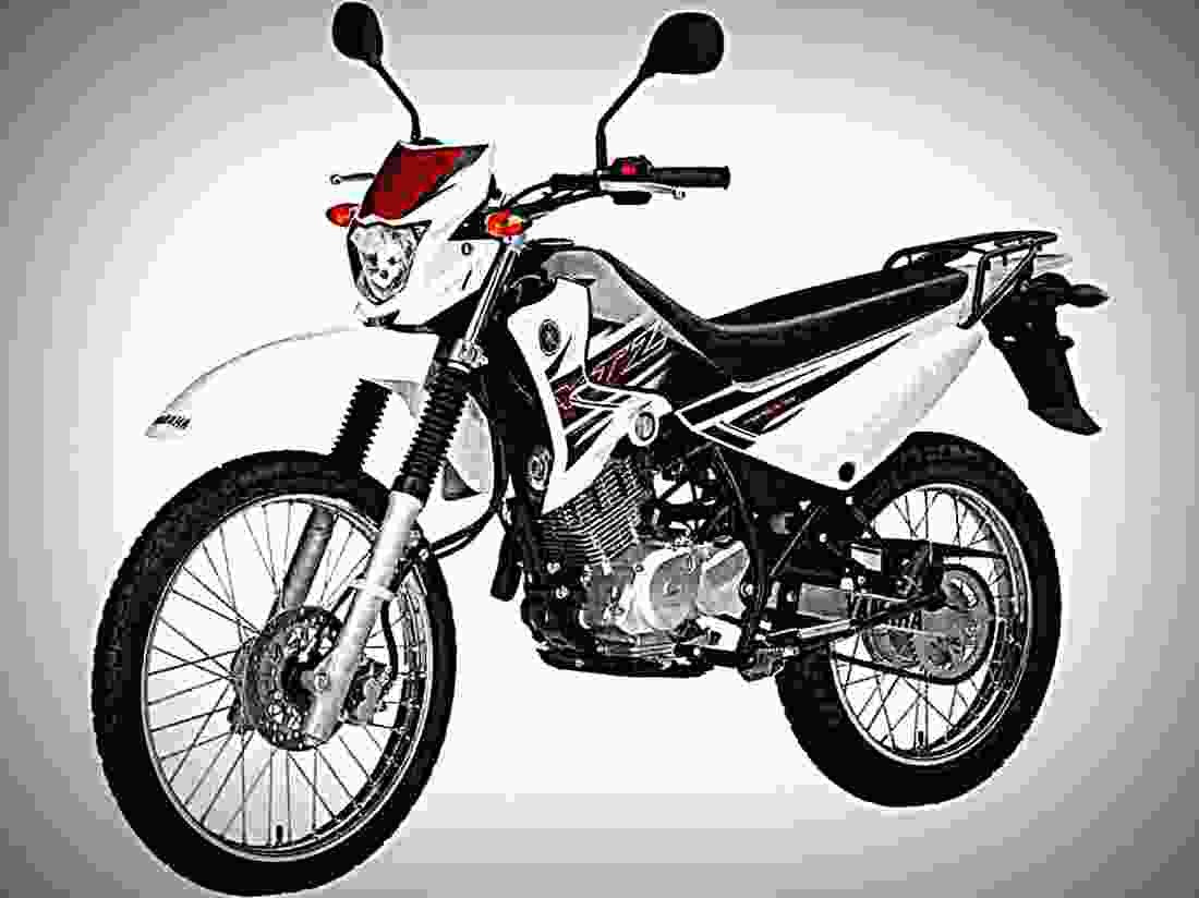Yamaha XTZ 125 2018 4 motorbike A4 Photo Print