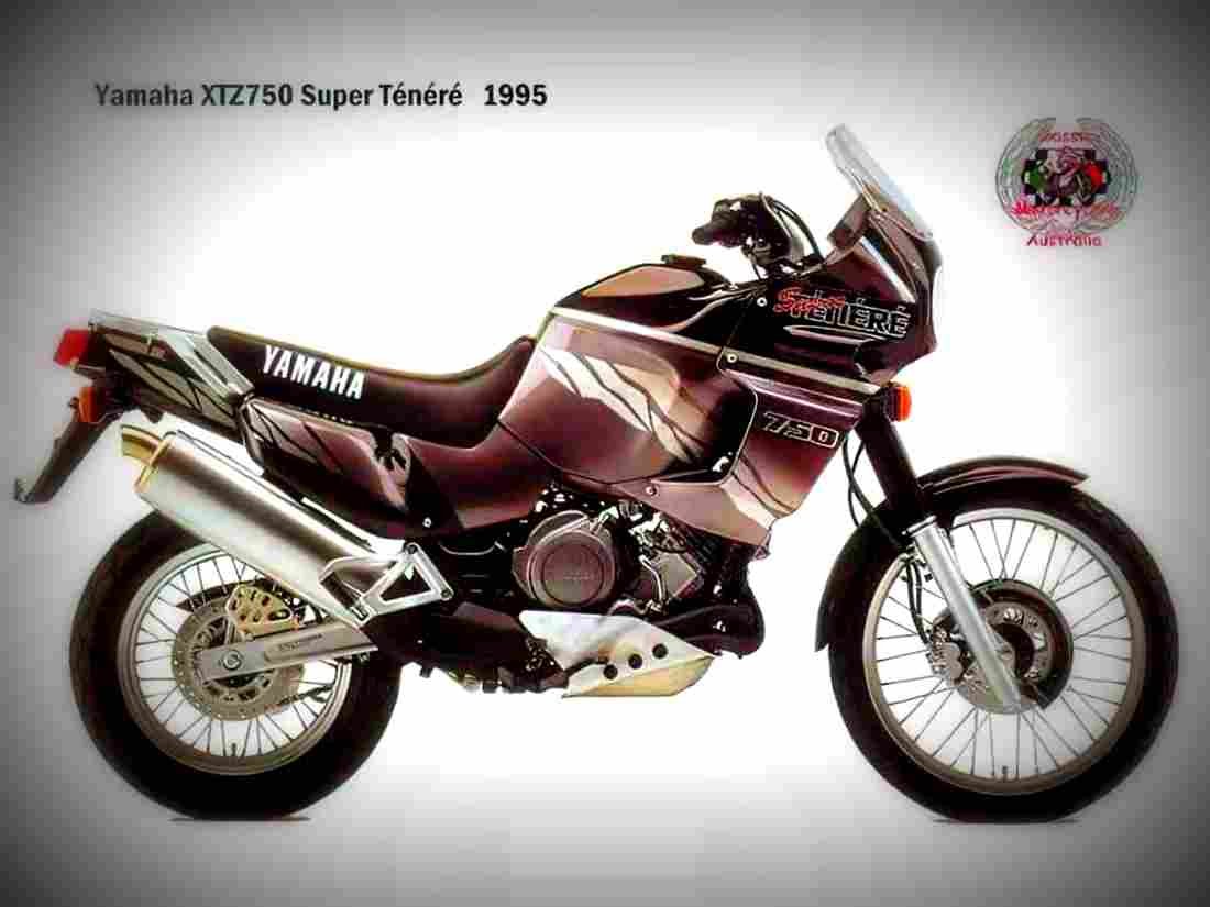 Yamaha XTZ 660 Tenere 1995 5 motorbike A4 Photo Print