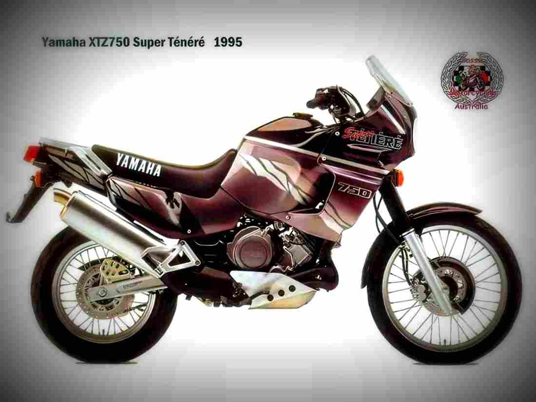 Yamaha XTZ 750 Super Tenere 1989 4 motorbike A4 Photo Print