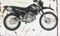 Yamaha XTZ125 2002 Aged Vintage A4 Photo Print