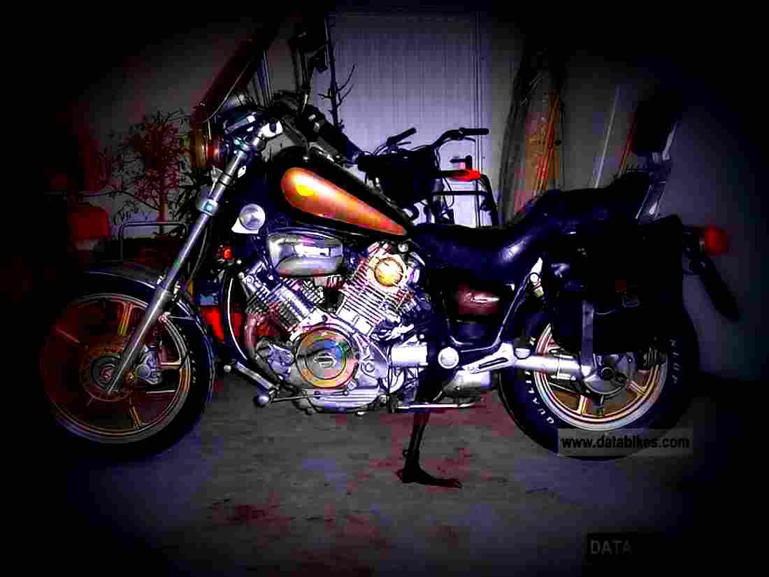 Yamaha XV 1000 Virago 1986 4 motorbike A4 Photo Print