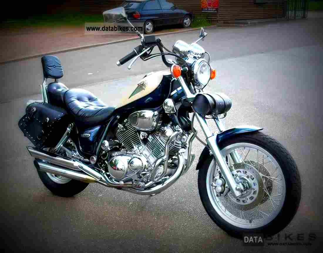 Yamaha XV 1100 1991 3 motorbike A4 Photo Print