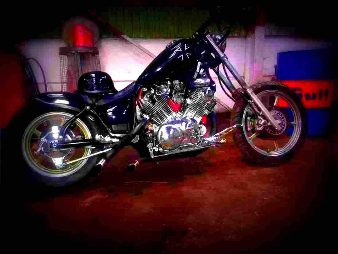Yamaha XV 1100 1991 4 motorbike A4 Photo Print