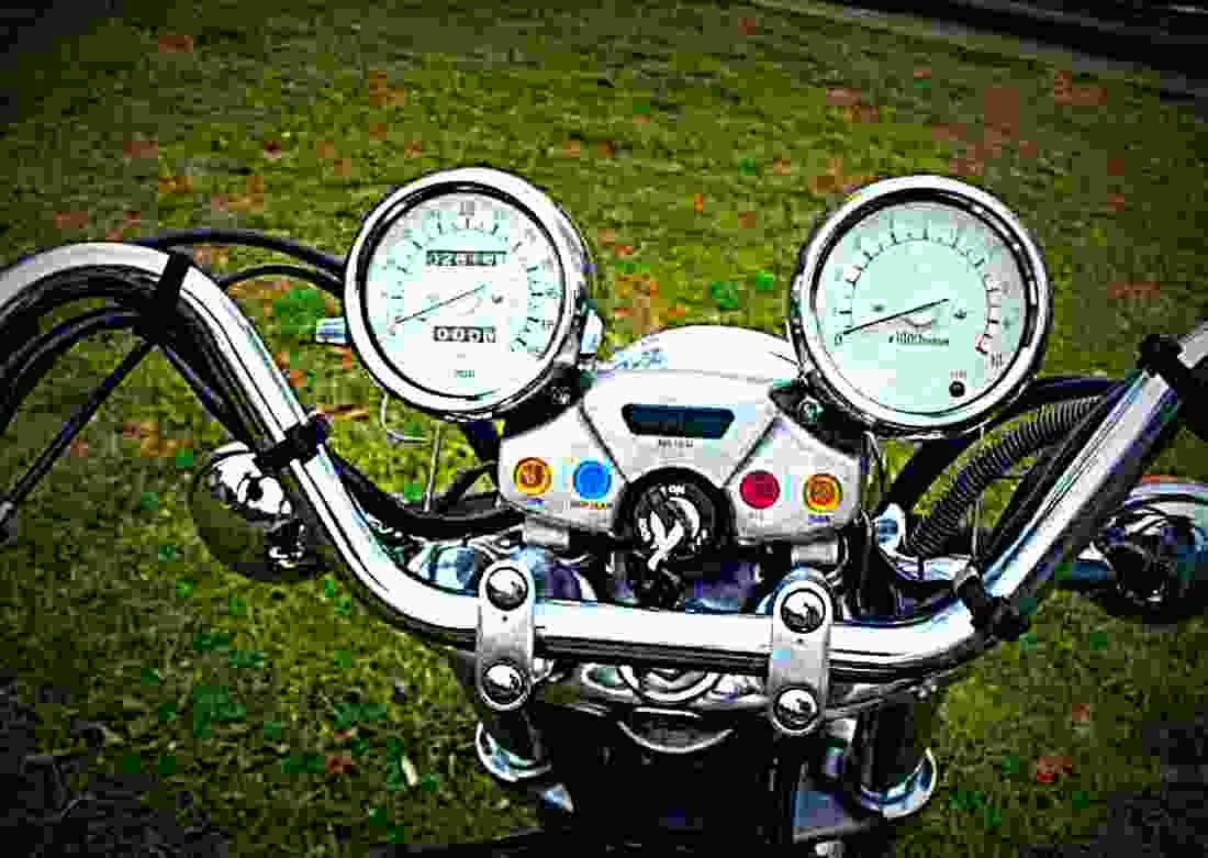 Yamaha XV 1100 1991 6 motorbike A4 Photo Print