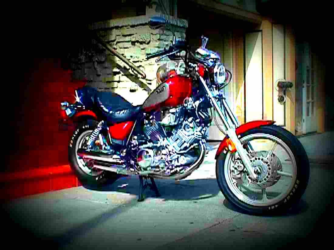 Yamaha XV 1100 Virago 1989 6 motorbike A4 Photo Print