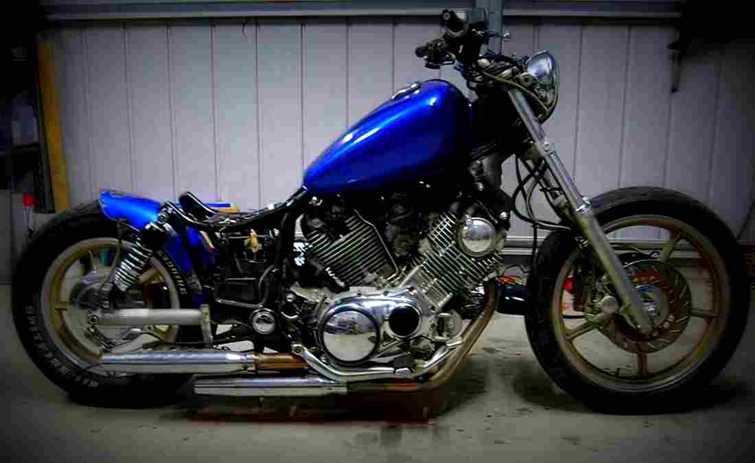 Yamaha XV 1100 Virago 1990 5 motorbike A4 Photo Print