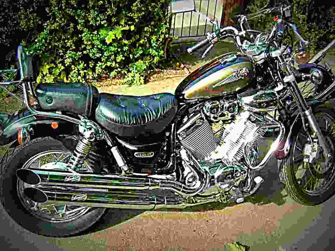 Yamaha XV 1100 Virago 1993 1 motorbike A4 Photo Print