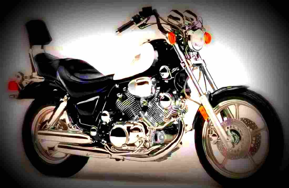 Yamaha XV 1100 Virago 1993 2 motorbike A4 Photo Print