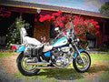 Yamaha XV 1100 Virago 1993 6 motorbike A4 Photo Print
