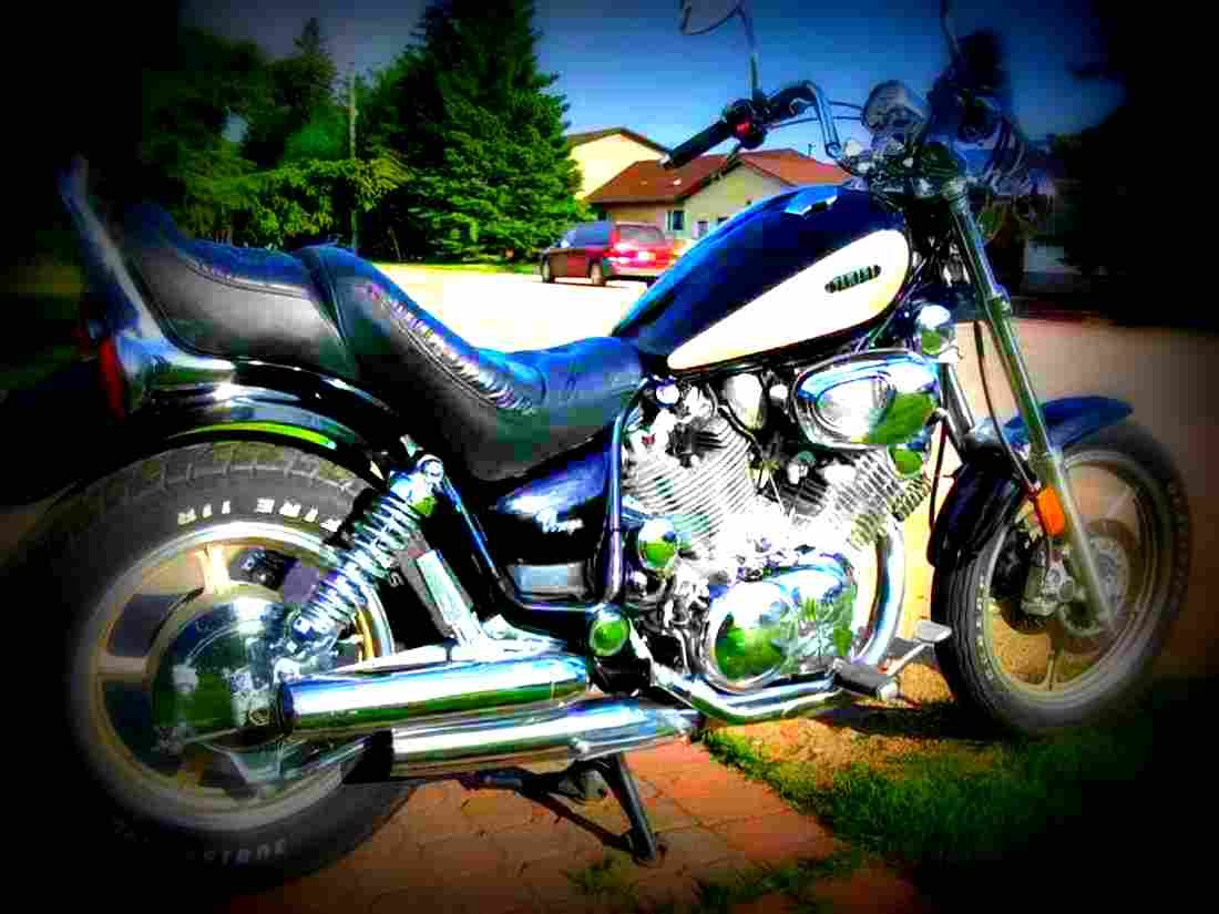 Yamaha XV 1100 Virago 1995 2 motorbike A4 Photo Print