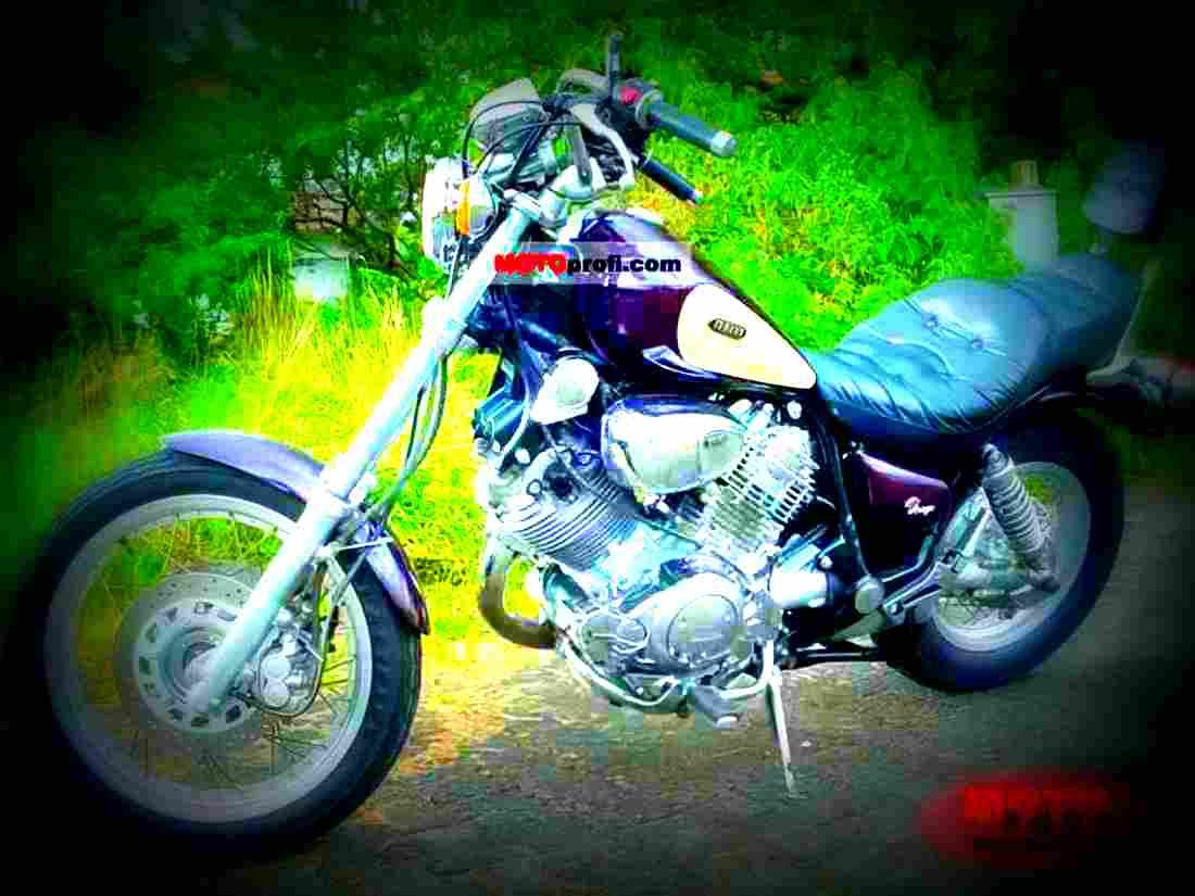 Yamaha XV 1100 Virago 1995 3 motorbike A4 Photo Print