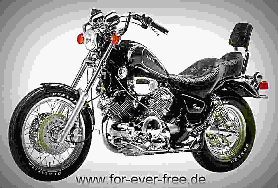 Yamaha XV 1100 Virago 1997 2 motorbike A4 Photo Print