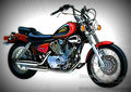 Yamaha XV 125 Virago 1998 1 motorbike A4 Photo Print