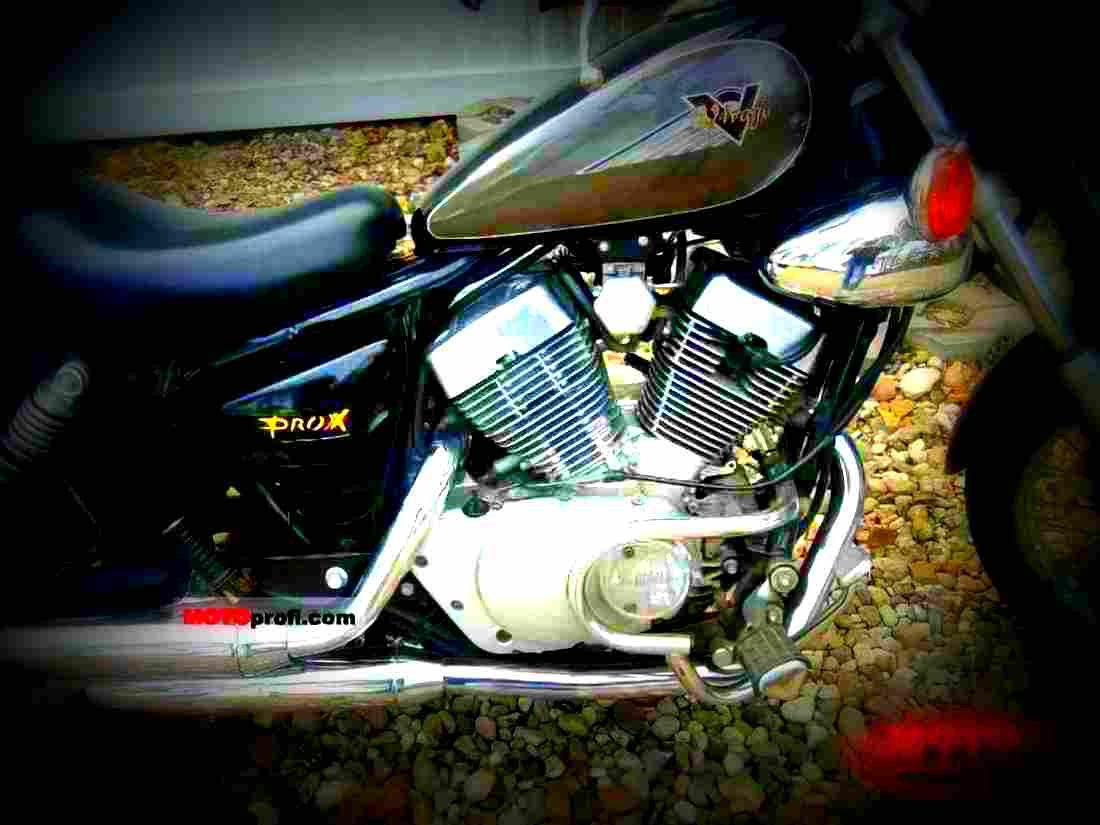 Yamaha XV 125 Virago 1998 2 motorbike A4 Photo Print
