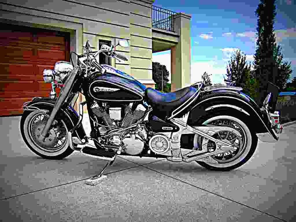 Yamaha XV 1600 Wild Star 1999 5 motorbike A4 Photo Print