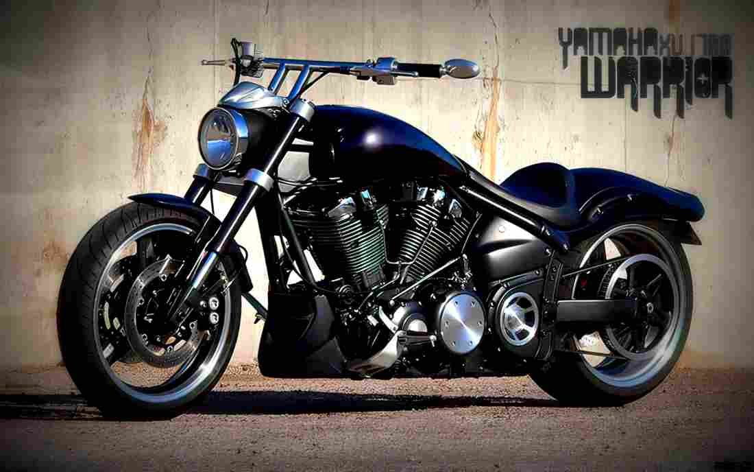 Yamaha XV 1700 Warrior 2009 2 motorbike A4 Photo Print