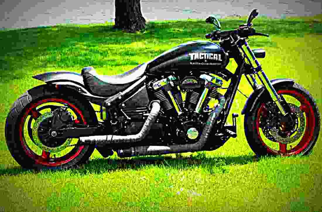 Yamaha XV 1700 Warrior 2009 3 motorbike A4 Photo Print