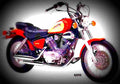 Yamaha XV 250 S Virago 1996 4 motorbike A4 Photo Print
