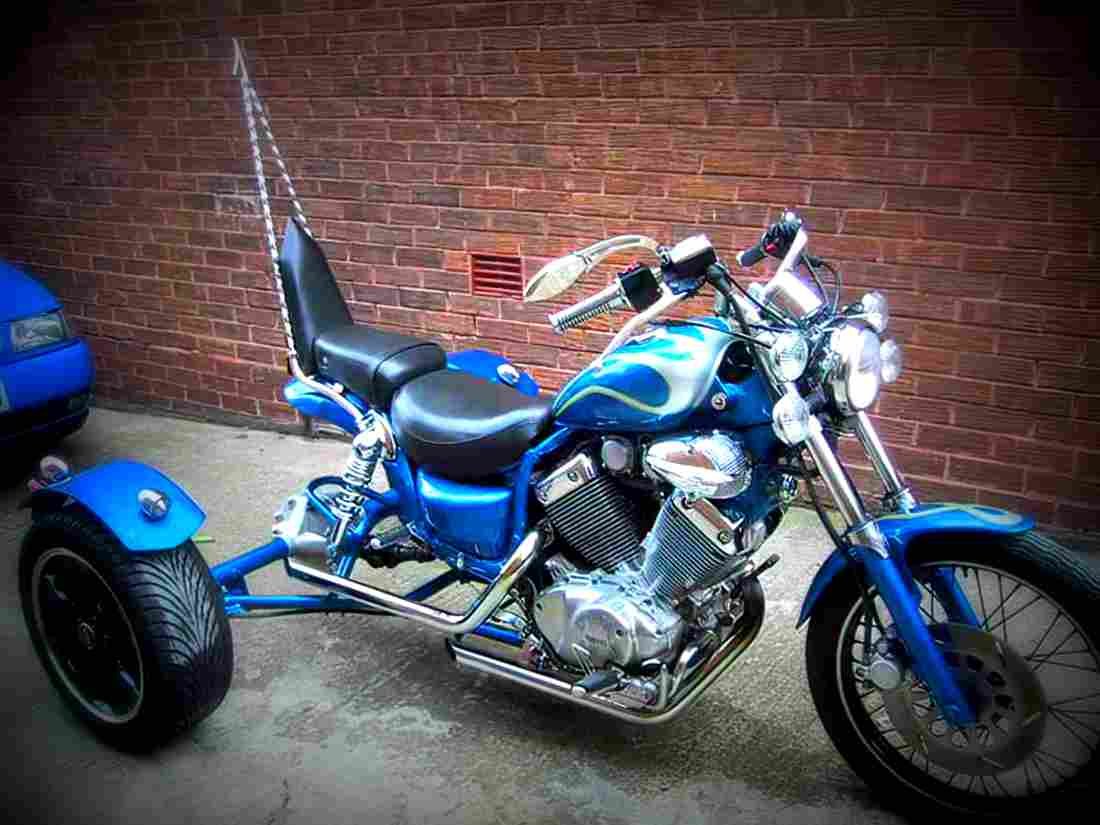 Yamaha XV 250 S Virago 1996 6 motorbike A4 Photo Print
