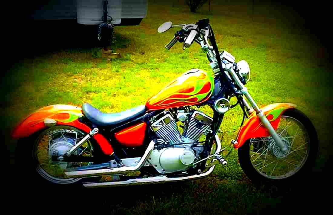 Yamaha XV 250 S Virago 2000 1 motorbike A4 Photo Print
