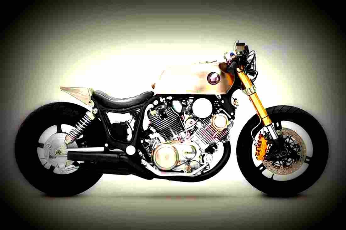 Yamaha XV 250 Virago 1989 3 motorbike A4 Photo Print