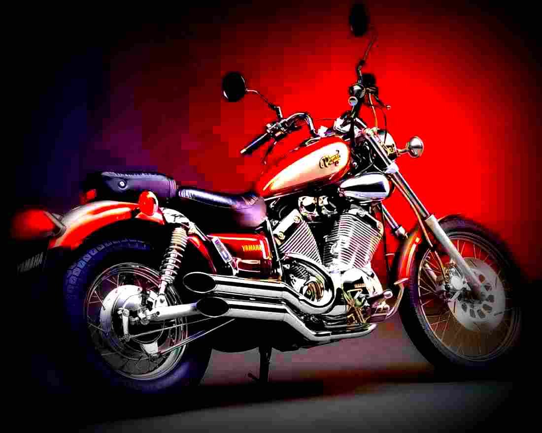 Yamaha XV 250 Virago 1990 4 motorbike A4 Photo Print