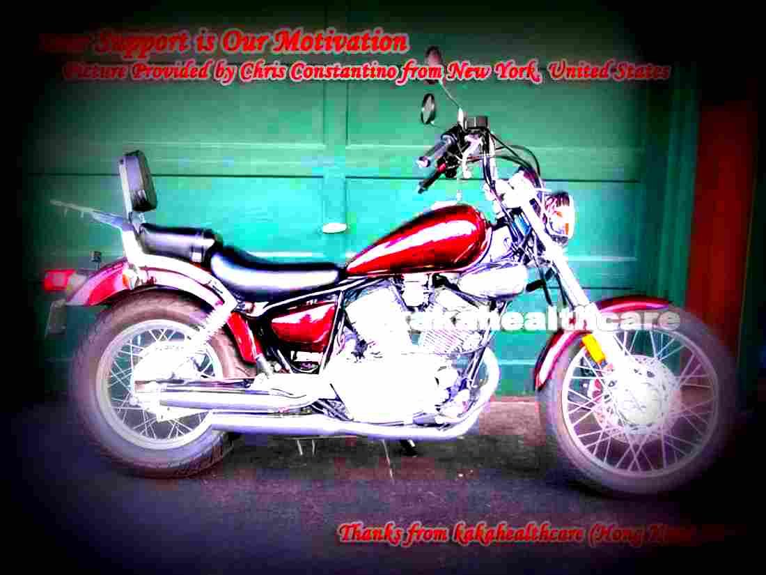 Yamaha XV 250 Virago 1995 6 motorbike A4 Photo Print