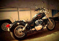 Yamaha XV 250 Virago (reduced effect) 1989 2 motorbike A4 Photo Print